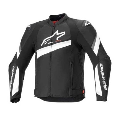 CHAQUETA ALPINESTARS T-GP PLUS R V4 NEGRA  / BLANCA