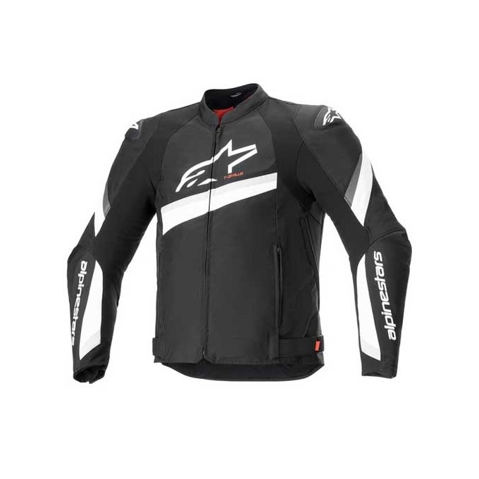CHAQUETA ALPINESTARS T-GP PLUS R V4 NEGRA  / BLANCA