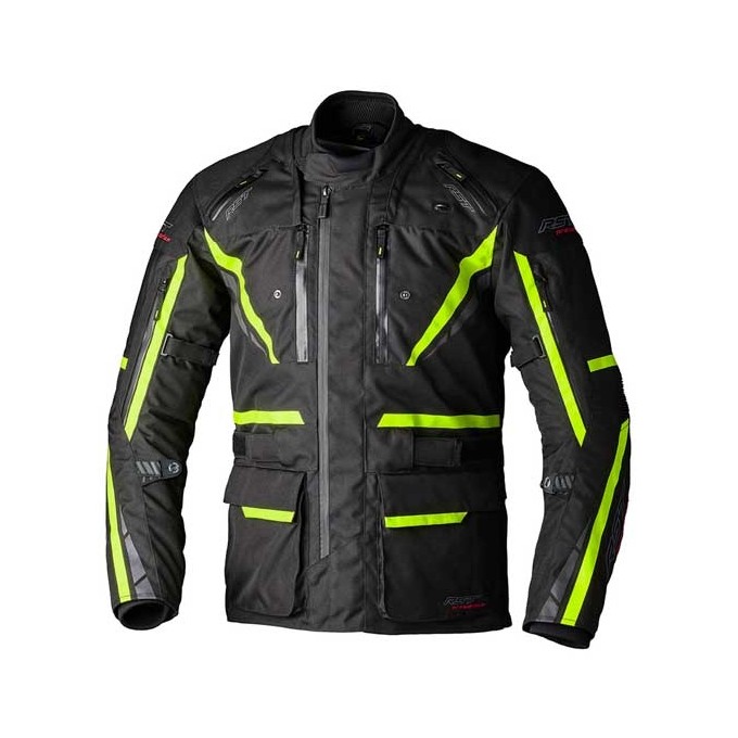 CHAQUETA RST PARAGON 7 NEGRA / AMARILLA FLUOR