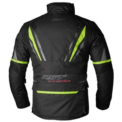CHAQUETA RST PARAGON 7 NEGRA / AMARILLA FLUOR