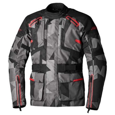 CHAQUETA HOMBRE RST ENDURANCE CAMO / GRIS / ROJO