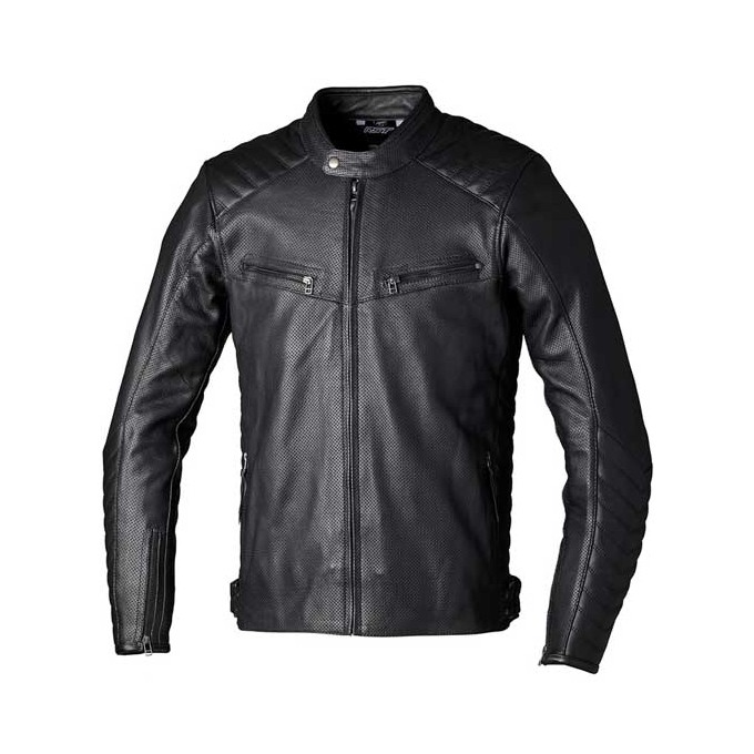 CHAQUETA DE PIEL RST ROADSTER AIR NEGRA