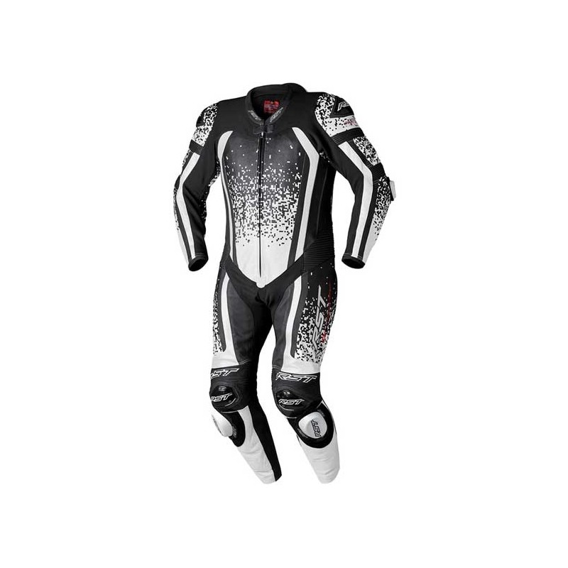 MONO DE PIEL 1 PIEZA HOMBRE RST PRO SERIES EVO AIRBAG BLANCO/ NEGRO