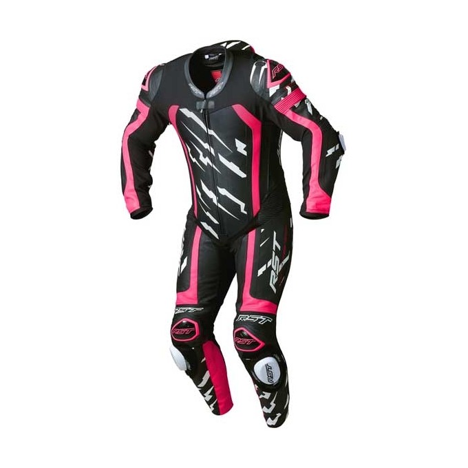 MONO DE PIEL 1 PIEZA HOMBRE RST PRO SERIES EVO AIRBAG ROSA FLÚOR