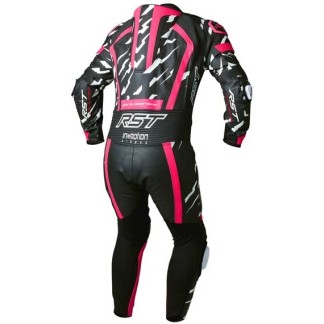 MONO DE PIEL 1 PIEZA HOMBRE RST PRO SERIES EVO AIRBAG ROSA FLÚOR