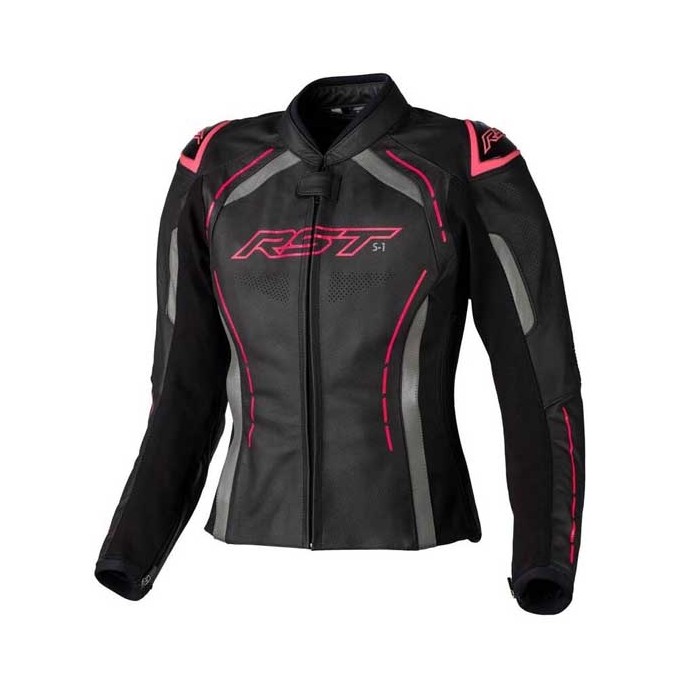 CHAQUETA MUJER DE PIEL RST S-1 CE ROSA