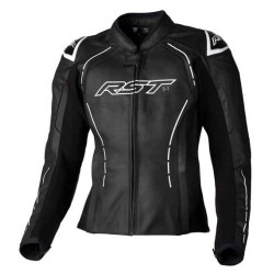 CHAQUETA MUJER DE PIEL RST S-1 CE BLANCA