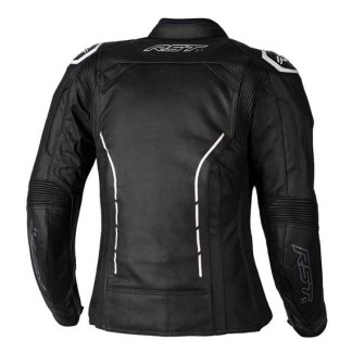 CHAQUETA MUJER DE PIEL RST S-1 CE BLANCA