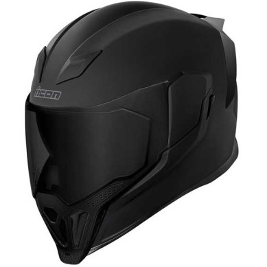 CASCO ICON AIRFLITE DARK NEGRO MATE