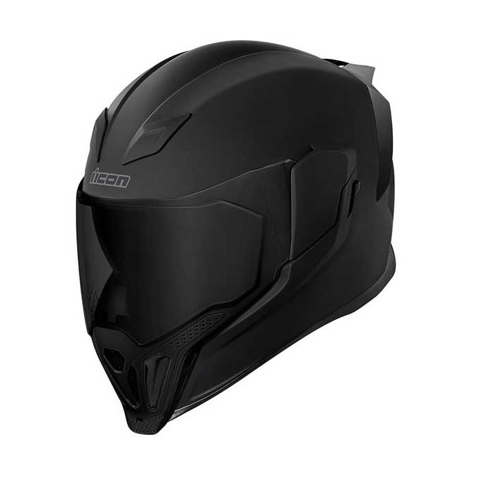 CASCO ICON AIRFLITE DARK NEGRO MATE