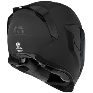 CASCO ICON AIRFLITE DARK NEGRO MATE