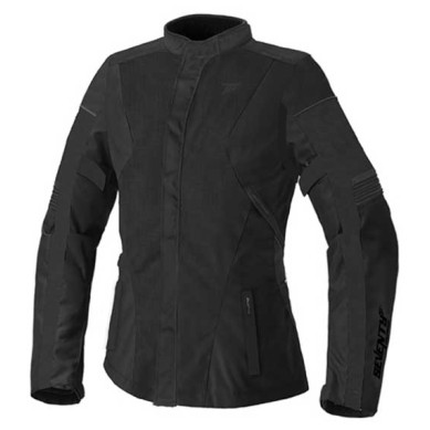 CHAQUETA DE MOTO INVIERNO MUJER SEVENTY DEGREES SD-JT79 NEGRA