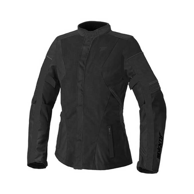 CHAQUETA DE MOTO INVIERNO MUJER SEVENTY DEGREES SD-JT79 NEGRA