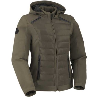 CHAQUETA DE MOTO INVIERNO MUJER SEVENTY DEGREES SD-JC75 VERDE MILITAR