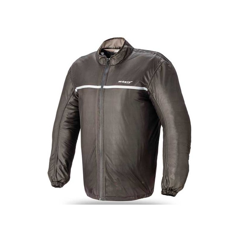 CHAQUETA IMPERMEABLE HOMBRE SEVENTY DEGREES SD-A3 NEGRA