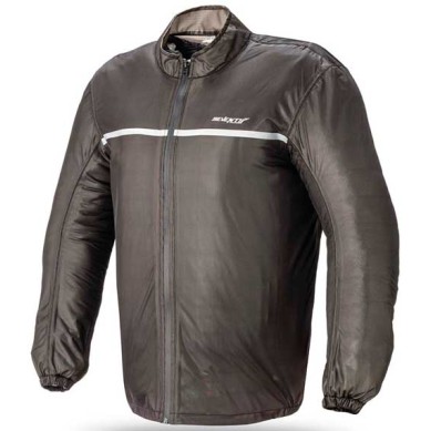 CHAQUETA IMPERMEABLE MUJER SEVENTY DEGREES SD-A3 NEGRA