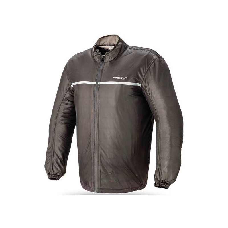 CHAQUETA IMPERMEABLE MUJER SEVENTY DEGREES SD-A3 NEGRA