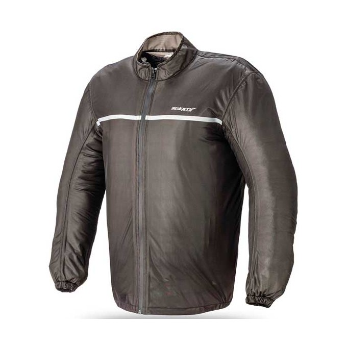 CHAQUETA IMPERMEABLE MUJER SEVENTY DEGREES SD-A3 NEGRA