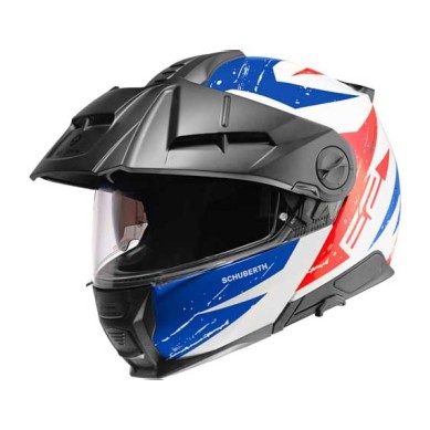 CASCO MODULAR SCHUBERTH E2 EXPLORER AZUL / ROJO
