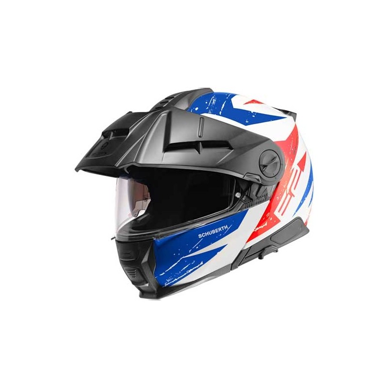 CASCO MODULAR SCHUBERTH E2 EXPLORER AZUL / ROJO