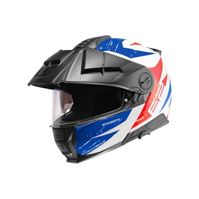 CASCO MODULAR SCHUBERTH E2 EXPLORER AZUL / ROJO