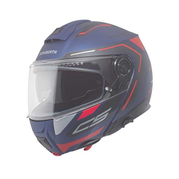 CASCO MODULAR SCHUBERTH C5 OMEGA AZUL MATE