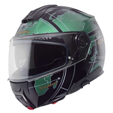 CASCO MODULAR SCHUBERTH C5 GLOBE VERDE