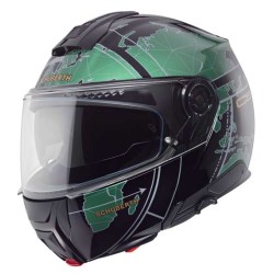 CASCO MODULAR SCHUBERTH C5 GLOBE VERDE
