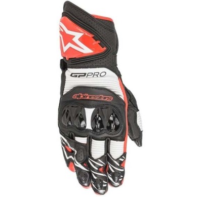 GUANTES ALPINESTARS GP PRO R3 NEGRO /ROJO / BLANCO TALLA XL