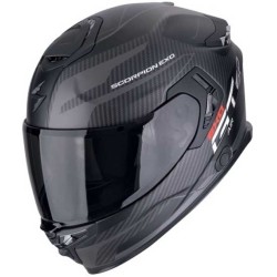 CASCO SCORPION EXO-GT SP AIR FLEX NEGRO/PLATA MATE