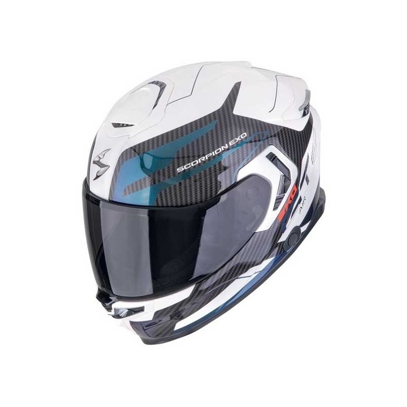 CASCO SCORPION EXO-GT SP AIR FLEX BLANCO/AZUL