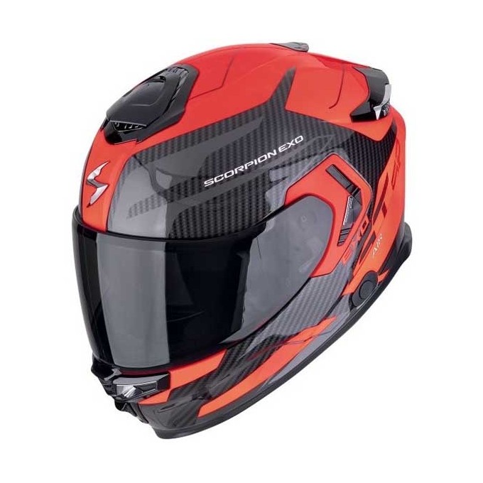 CASCO SCORPION EXO-GT SP AIR FLEX NEGRO / ROJO