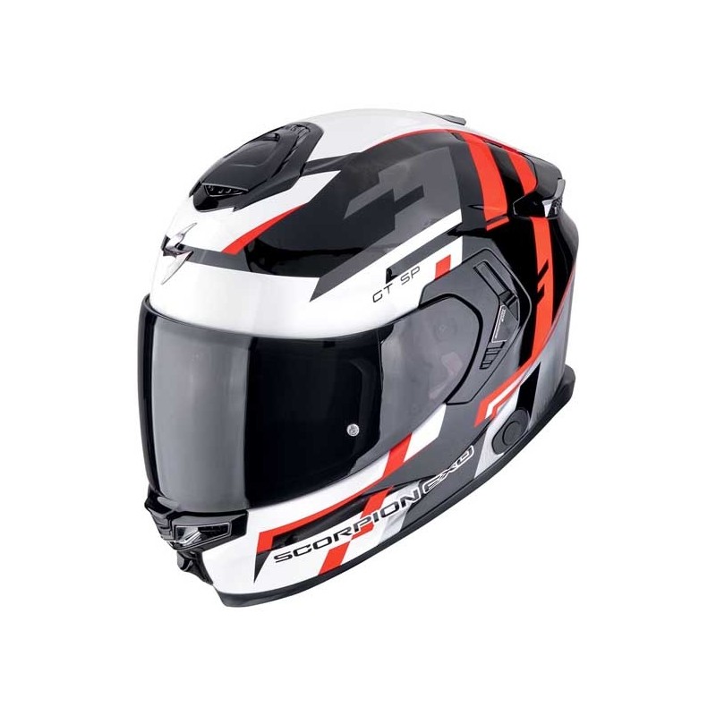 CASCO SCORPION EXO-GT SP AIR FLEX NEGRO / ROJO