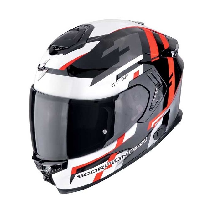 CASCO SCORPION EXO-GT SP AIR FLEX NEGRO / ROJO