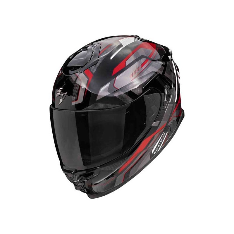 CASCO SCORPION EXO-GT SP AIR AUGUSTA NEGRO / ROJO