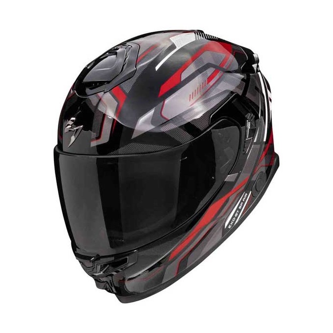 CASCO SCORPION EXO-GT SP AIR AUGUSTA NEGRO / ROJO