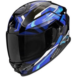 CASCO SCORPION EXO-GT SP AIR AUGUSTA NEGRO / AZUL