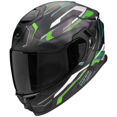 CASCO SCORPION EXO-GT SP AIR AUGUSTA NEGRO / VERDE