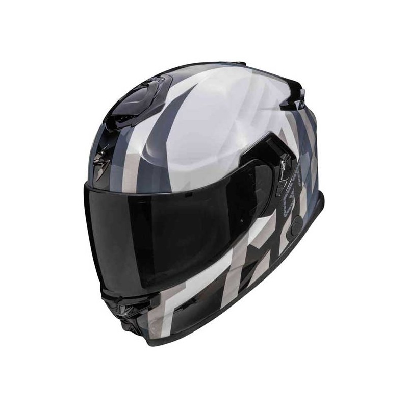 CASCO SCORPION EXO-GT SP AIR TOURADVEN BLANCO / AZUL
