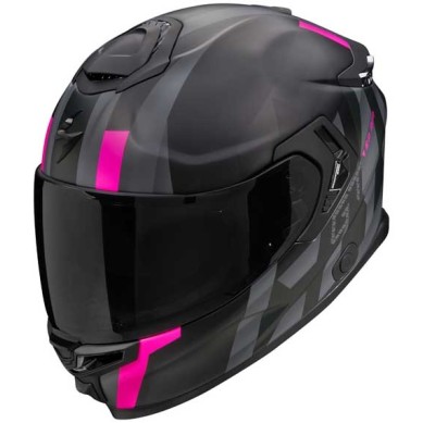 CASCO SCORPION EXO-GT SP AIR TOURADVEN NEGRO MATE / ROSA