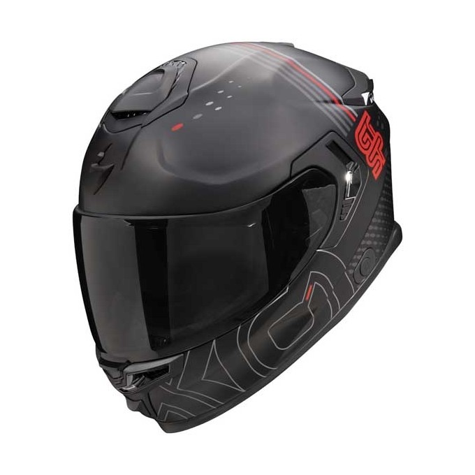 CASCO SCORPION EXO-GT SP AIR TECHLANE NEGRO / ROJO 