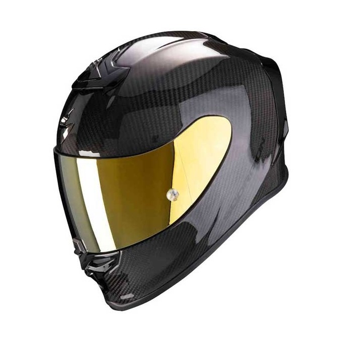 CASCO SCORPION EXO R1 EVO II CARBON AIR SOLID BRILLO