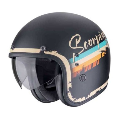CASCO SCORPION BELFAST EVO ADONIS NEGRO MATE