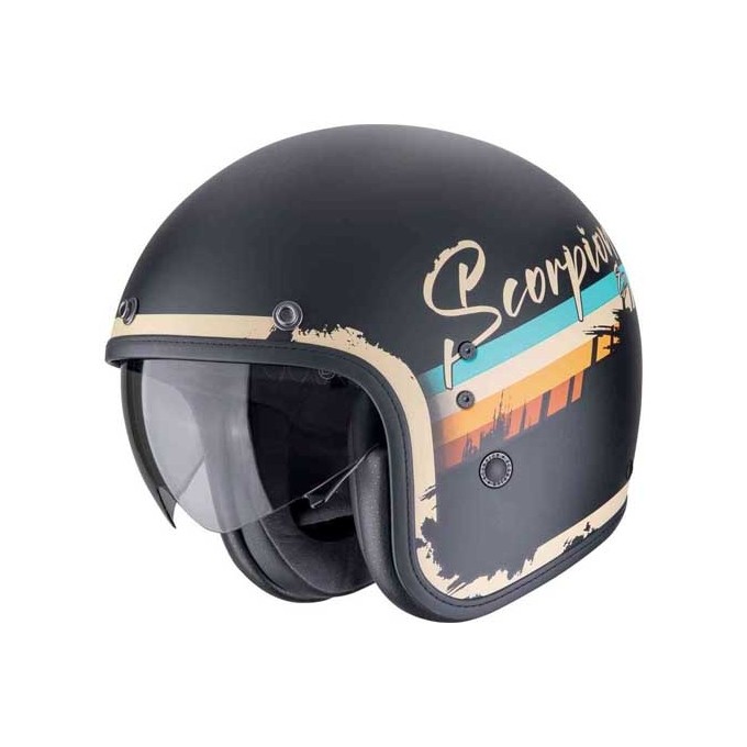 CASCO SCORPION BELFAST EVO ADONIS NEGRO MATE