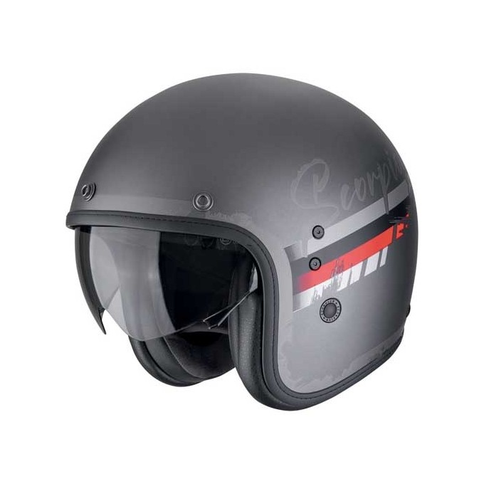 CASCO SCORPION BELFAST EVO ADONIS PLATA MATE