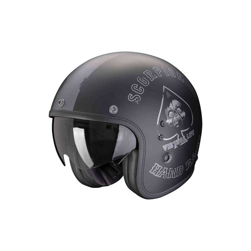 CASCO SCORPION BELFAST EVO SPADE NEGRO MATE
