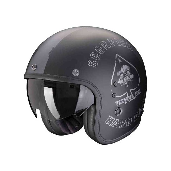 CASCO SCORPION BELFAST EVO SPADE NEGRO MATE