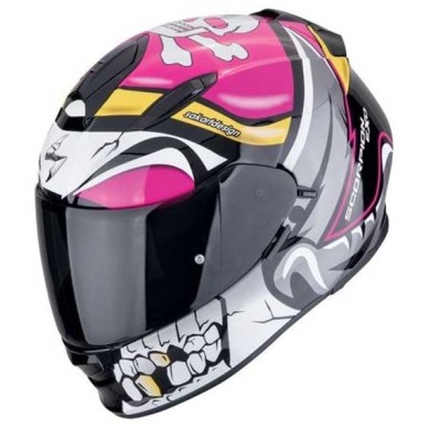CASCO SCORPION EXO-491 PIRATE ROSA