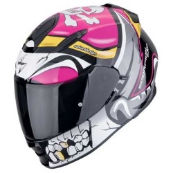 CASCO SCORPION EXO-491 PIRATE ROSA