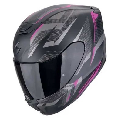 CASCO SCORPION EXO-391 AAXO NEGRO MATE / ROSA